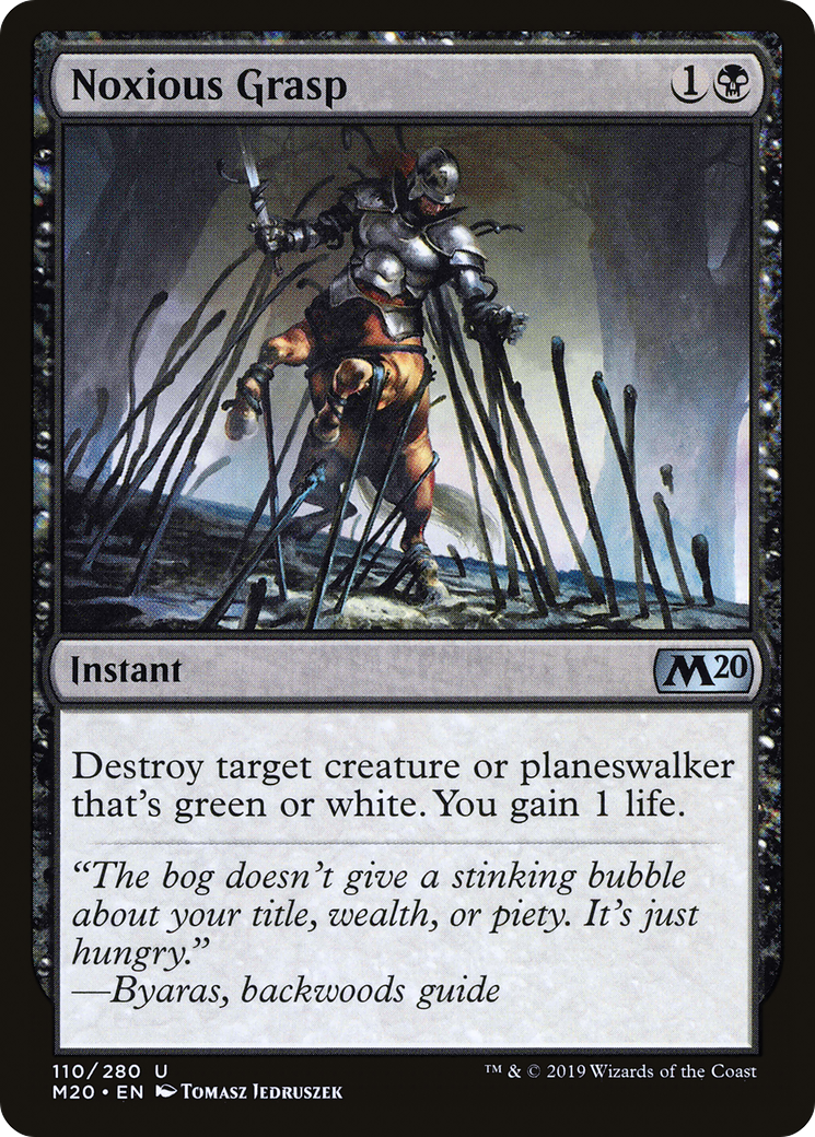 Noxious Grasp (M20-110) - Core Set 2020 - Premium MTG Single from Wizards of the Coast - Just $0.25! Shop now at Game Crave Tournament Store
