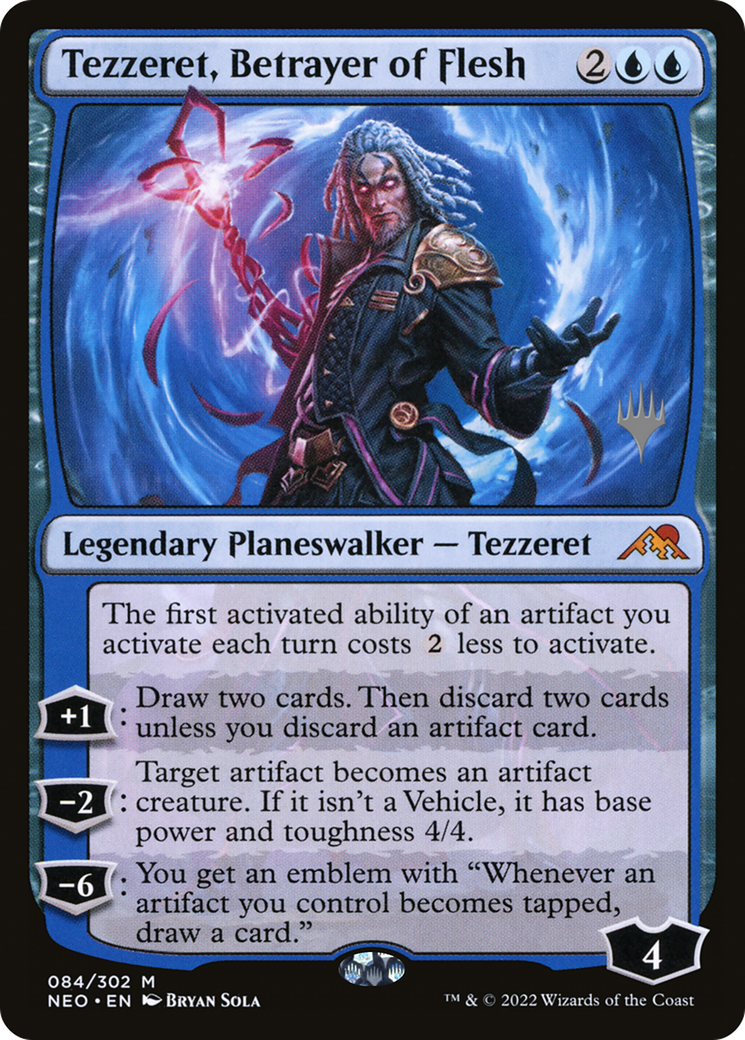 Tezzeret, Betrayer of Flesh (PNEO-84P) - Kamigawa: Neon Dynasty Promos - Premium MTG Single from Wizards of the Coast - Just $0.43! Shop now at Game Crave Tournament Store