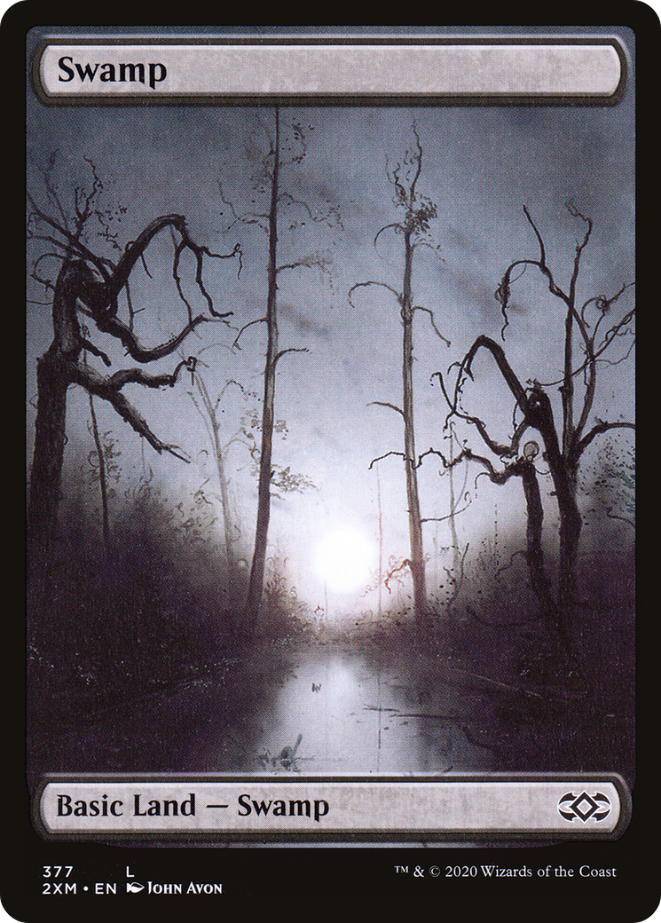 Swamp (2XM-377) - Double Masters - Premium MTG Single from Wizards of the Coast - Just $0.41! Shop now at Game Crave Tournament Store