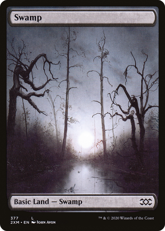 Swamp (2XM-377) - Double Masters - Premium MTG Single from Wizards of the Coast - Just $0.41! Shop now at Game Crave Tournament Store
