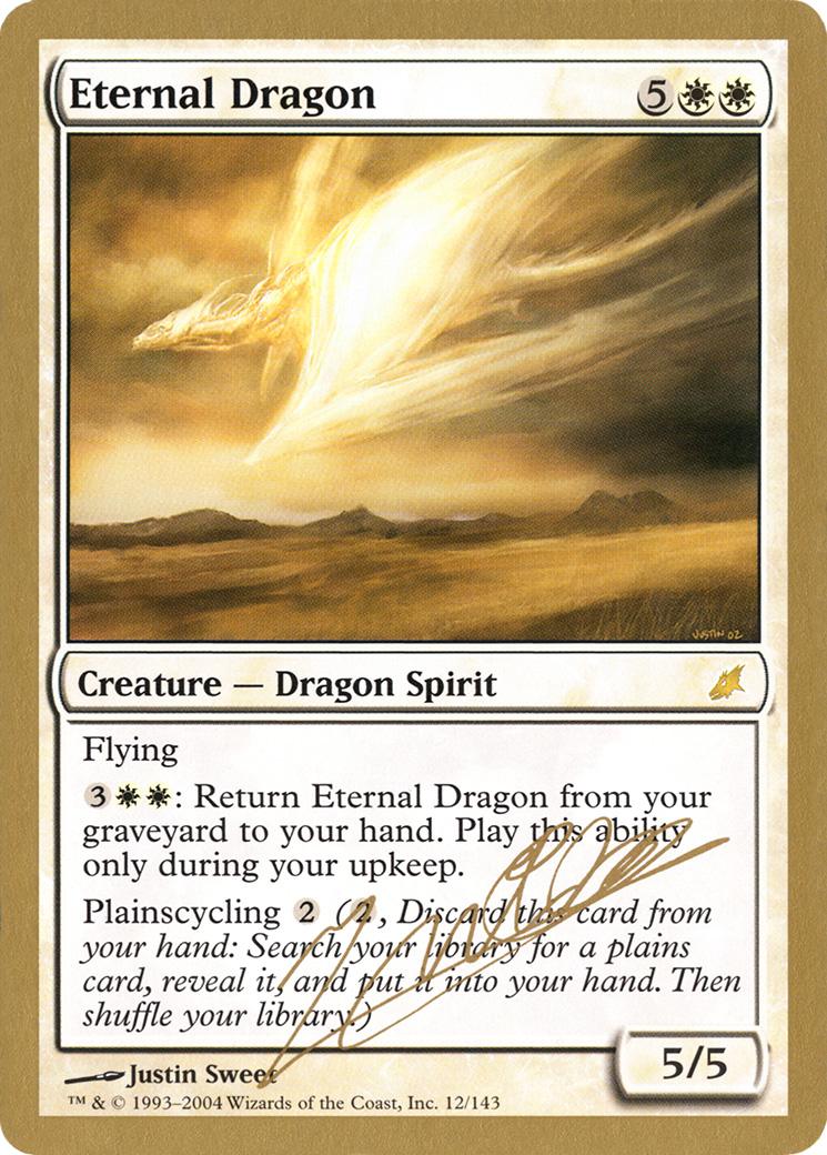 Eternal Dragon (WC04-JN12) - World Championship Decks 2004 - Premium MTG Single from Wizards of the Coast - Just $0.17! Shop now at Game Crave Tournament Store