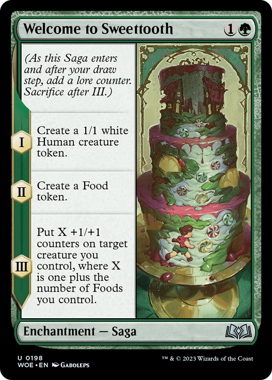 Welcome to Sweettooth (WOE-198) - Wilds of Eldraine Foil - Premium MTG Single from Wizards of the Coast - Just $0.08! Shop now at Game Crave Tournament Store
