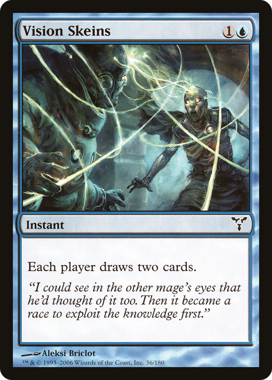 Vision Skeins (DIS-036) - Dissension - Premium MTG Single from Wizards of the Coast - Just $0.38! Shop now at Game Crave Tournament Store