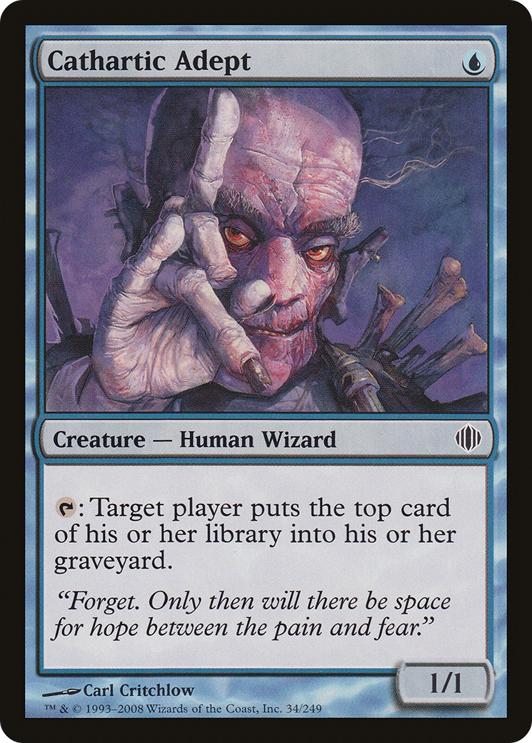 Cathartic Adept (ALA-034) - Shards of Alara - Premium MTG Single from Wizards of the Coast - Just $0.25! Shop now at Game Crave Tournament Store
