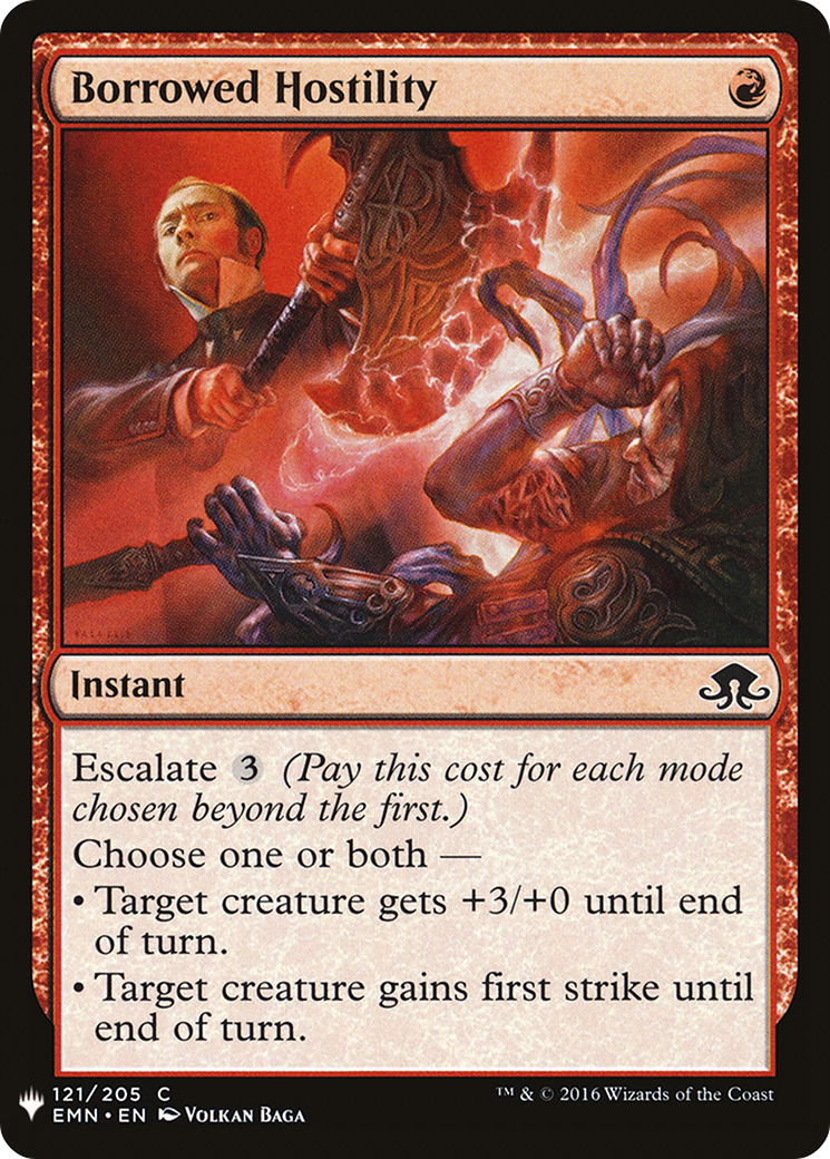 Borrowed Hostility (MB1-869) - Mystery Booster - Premium MTG Single from Wizards of the Coast - Just $0.08! Shop now at Game Crave Tournament Store