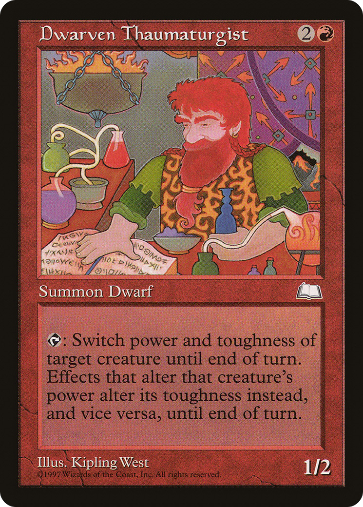 Dwarven Thaumaturgist (WTH-098) - Weatherlight - Premium MTG Single from Wizards of the Coast - Just $0.32! Shop now at Game Crave Tournament Store