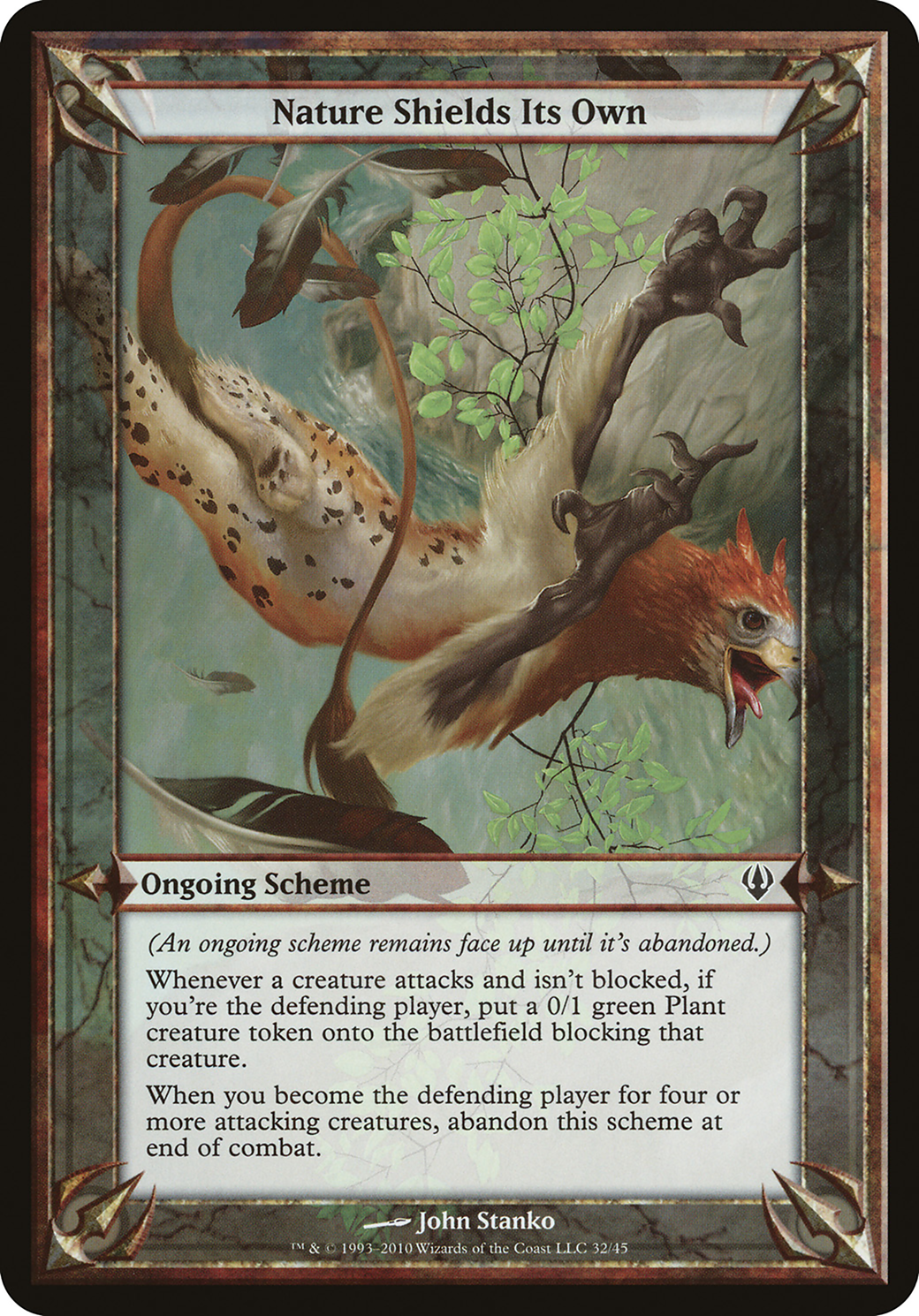 Nature Shields Its Own (OARC-32★) - Archenemy Schemes - Premium MTG Single from Wizards of the Coast - Just $0.44! Shop now at Game Crave Tournament Store