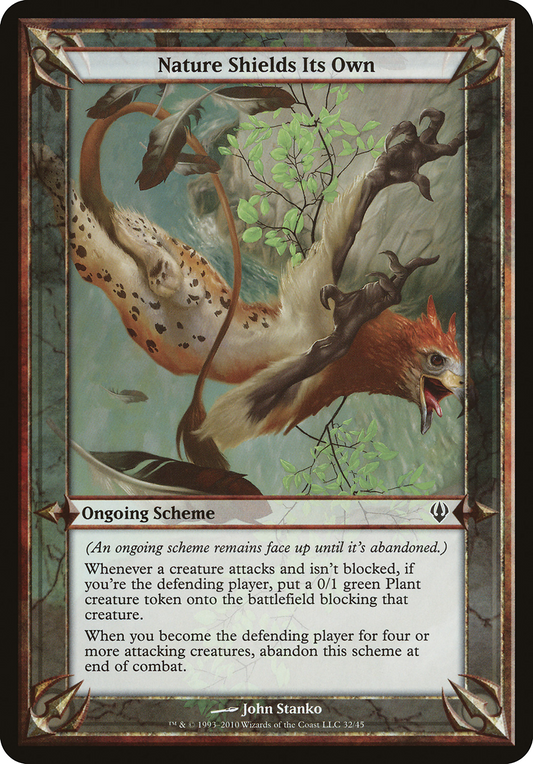 Nature Shields Its Own (OARC-32★) - Archenemy Schemes - Premium MTG Single from Wizards of the Coast - Just $0.44! Shop now at Game Crave Tournament Store