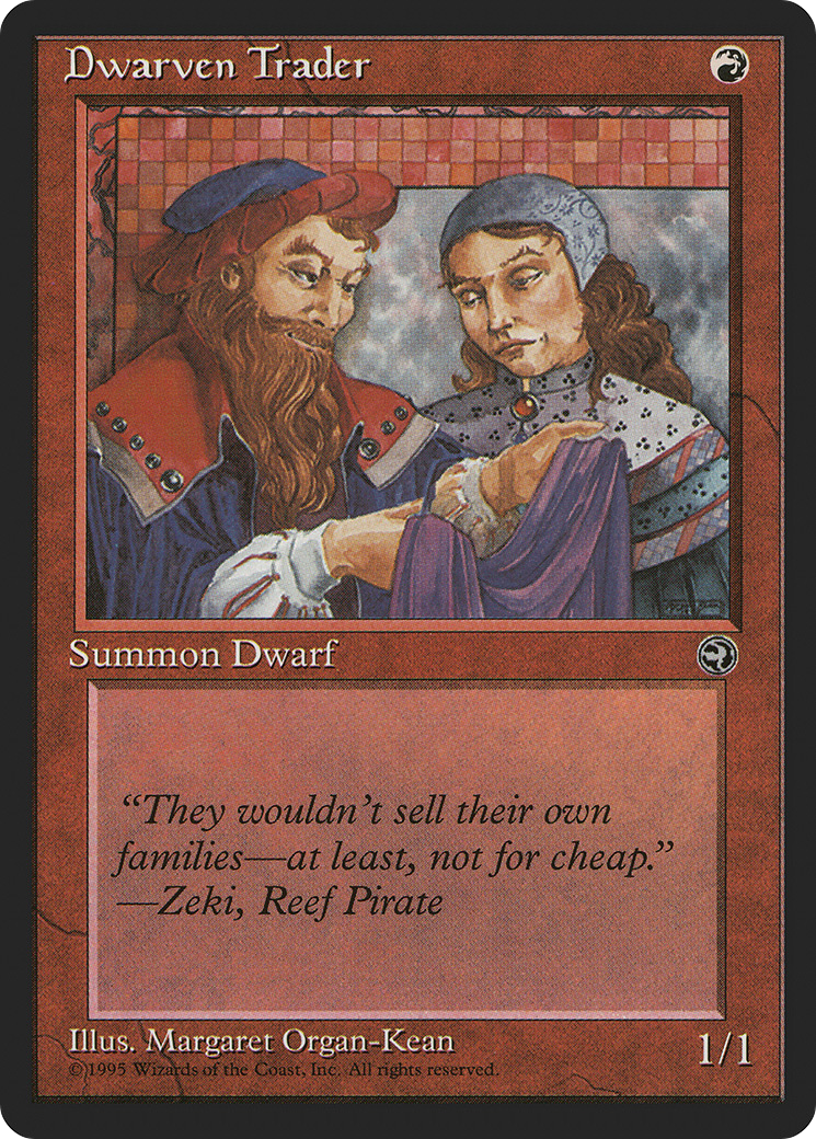 Dwarven Trader (HML-72B) - Homelands - Premium MTG Single from Wizards of the Coast - Just $0.08! Shop now at Game Crave Tournament Store