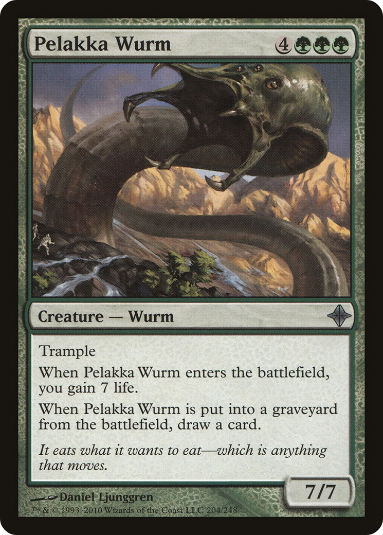Pelakka Wurm (ROE-204) - Rise of the Eldrazi - Premium MTG Single from Wizards of the Coast - Just $0.08! Shop now at Game Crave Tournament Store