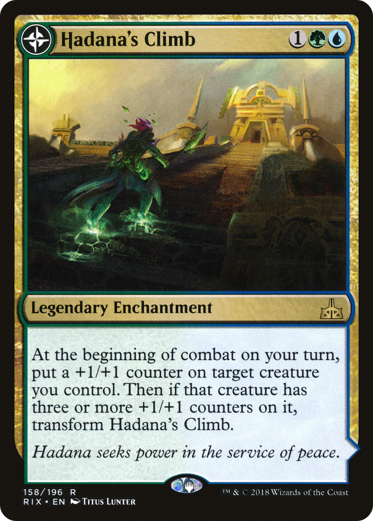 Hadana's Climb // Winged Temple of Orazca (RIX-158) - Rivals of Ixalan: (compasslanddfc) - Premium MTG Single from Wizards of the Coast - Just $0.74! Shop now at Game Crave Tournament Store
