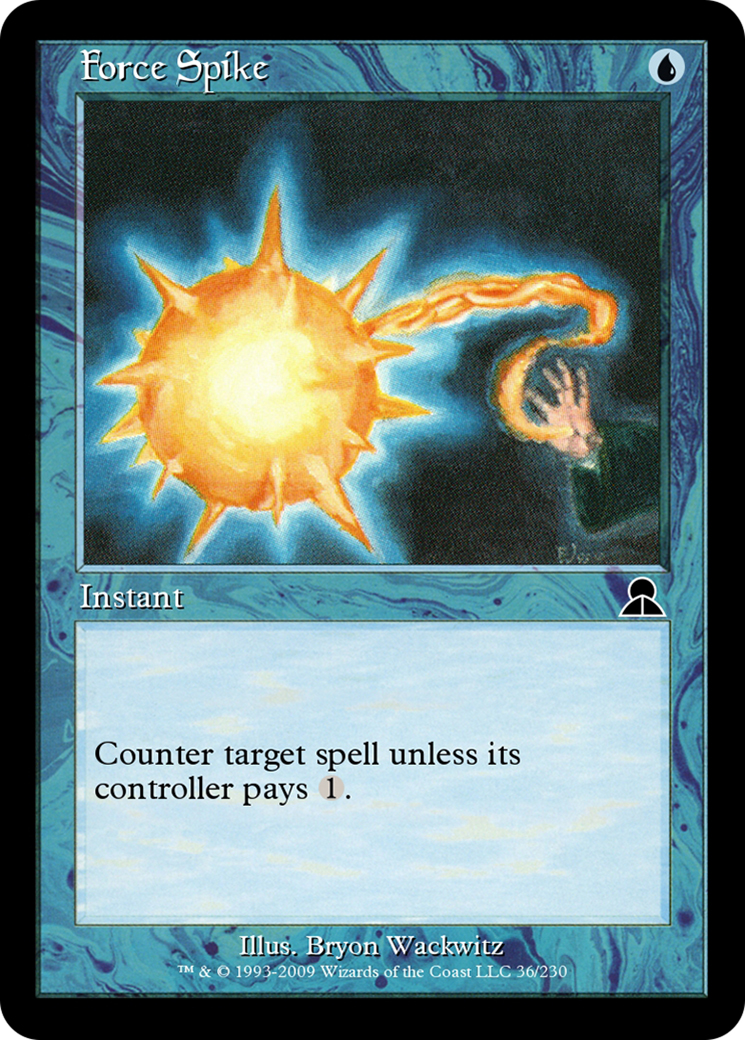 Force Spike (ME3-036) - Masters Edition III - Premium MTG Single from Wizards of the Coast - Just $0! Shop now at Game Crave Tournament Store