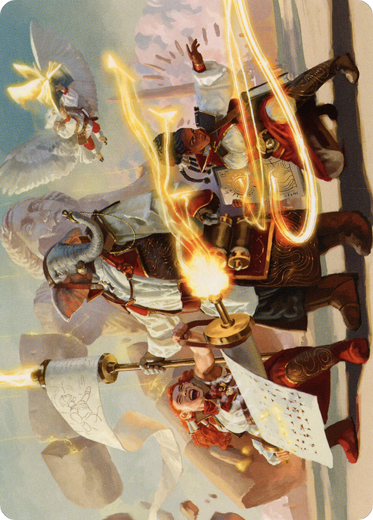 Lorehold Command // Lorehold Command (ASTX-031) - Strixhaven Art Series (Borderless) - Premium MTG Single from Wizards of the Coast - Just $0! Shop now at Game Crave Tournament Store