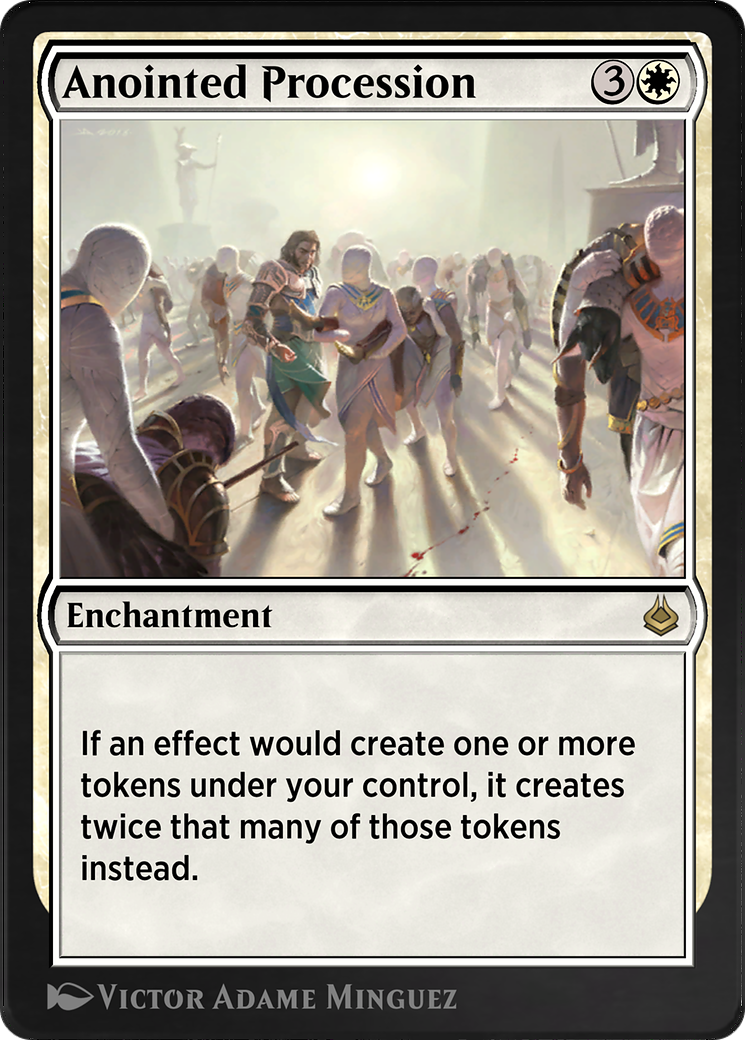 Anointed Procession (AKR-002) - Amonkhet Remastered - Premium MTG Single from Wizards of the Coast - Just $0! Shop now at Game Crave Tournament Store
