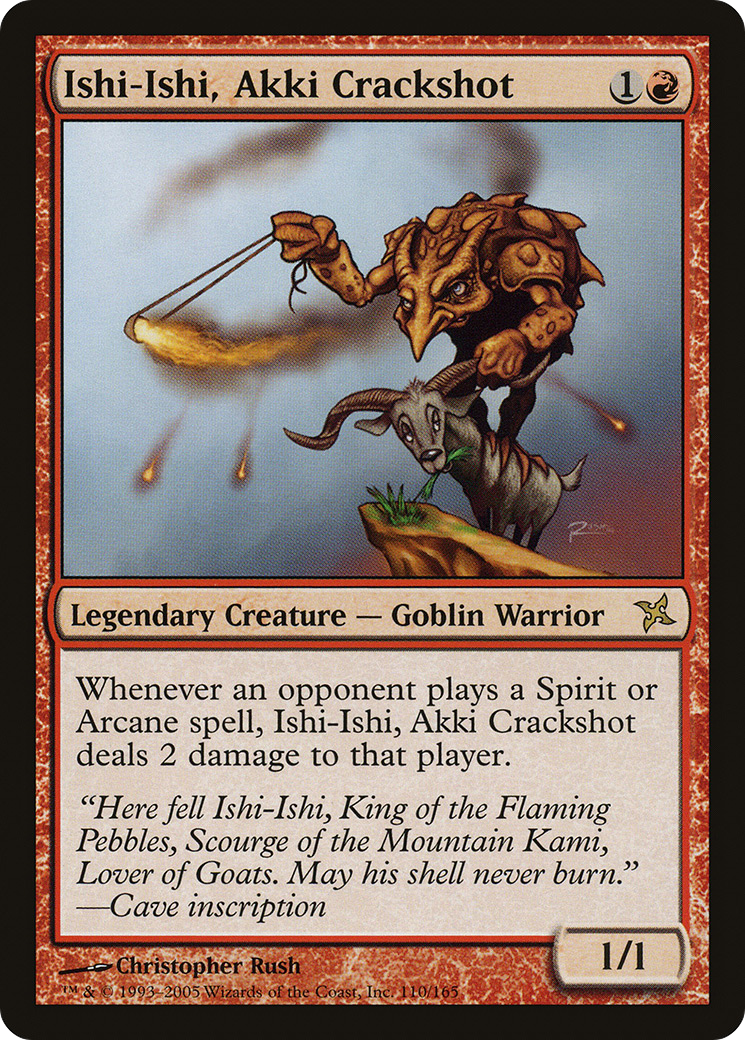 Ishi-Ishi, Akki Crackshot (BOK-110) - Betrayers of Kamigawa - Premium MTG Single from Wizards of the Coast - Just $0.26! Shop now at Game Crave Tournament Store