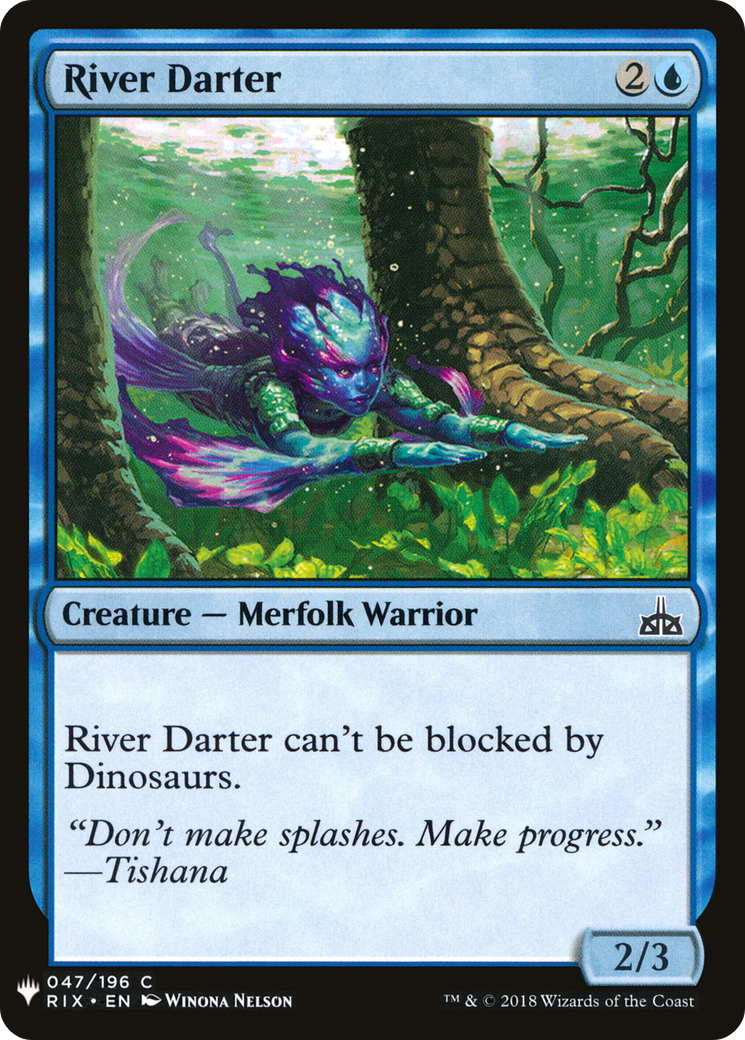 River Darter (MB1-472) - Mystery Booster - Premium MTG Single from Wizards of the Coast - Just $0.25! Shop now at Game Crave Tournament Store