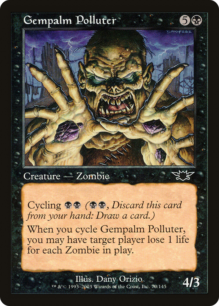 Gempalm Polluter (LGN-070) - Legions Foil - Premium MTG Single from Wizards of the Coast - Just $4.24! Shop now at Game Crave Tournament Store