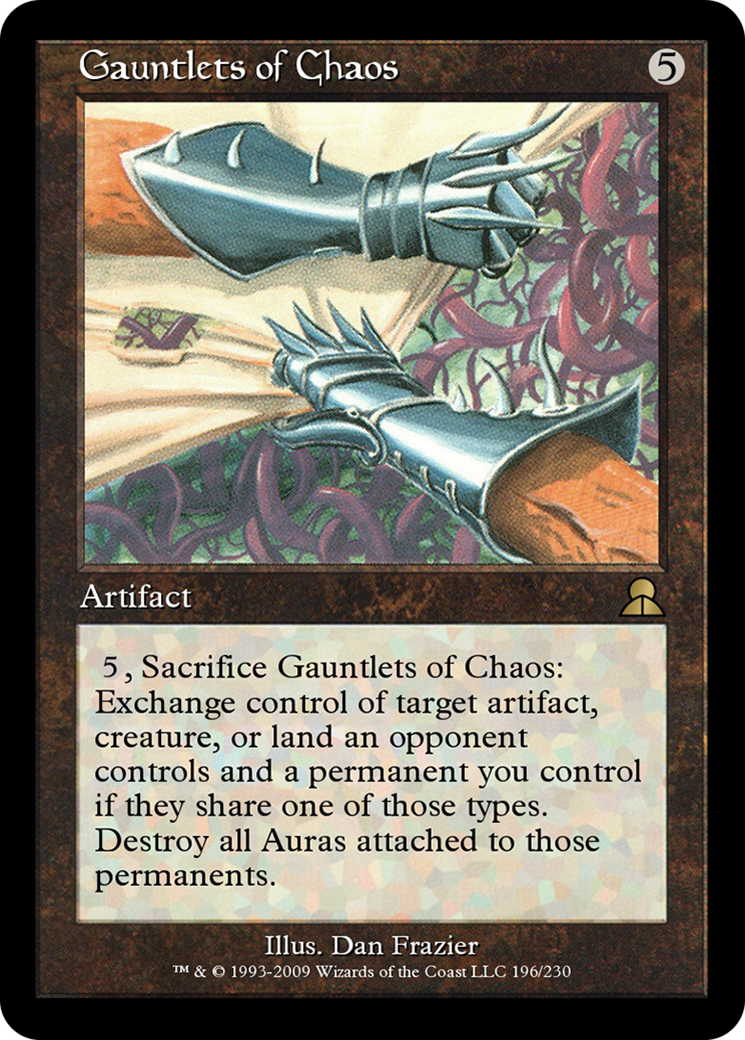Gauntlets of Chaos (ME3-196) - Masters Edition III Foil - Premium MTG Single from Wizards of the Coast - Just $0! Shop now at Game Crave Tournament Store