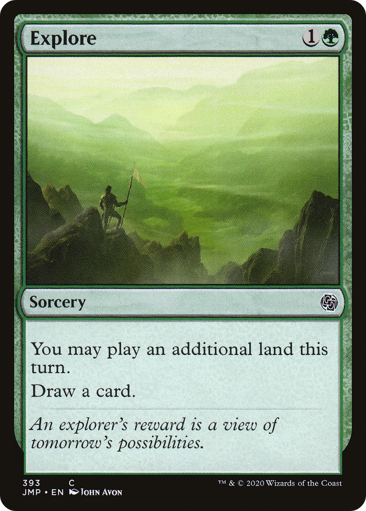 Explore (JMP-393) - Jumpstart - Premium MTG Single from Wizards of the Coast - Just $0.25! Shop now at Game Crave Tournament Store