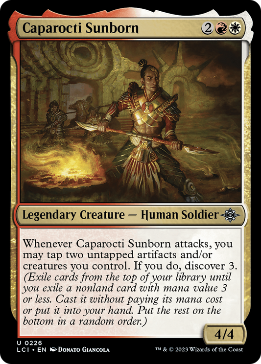 Caparocti Sunborn (LCI-226) - The Lost Caverns of Ixalan - Premium MTG Single from Wizards of the Coast - Just $0.08! Shop now at Game Crave Tournament Store