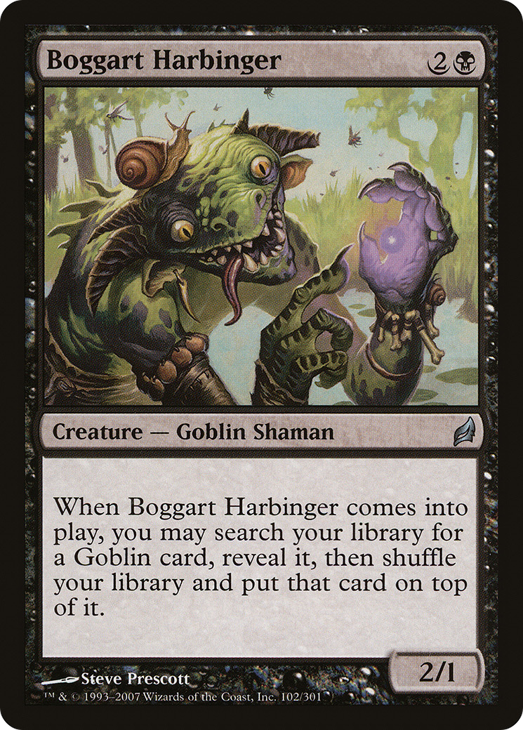 Boggart Harbinger (LRW-102) - Lorwyn Foil - Premium MTG Single from Wizards of the Coast - Just $2.81! Shop now at Game Crave Tournament Store