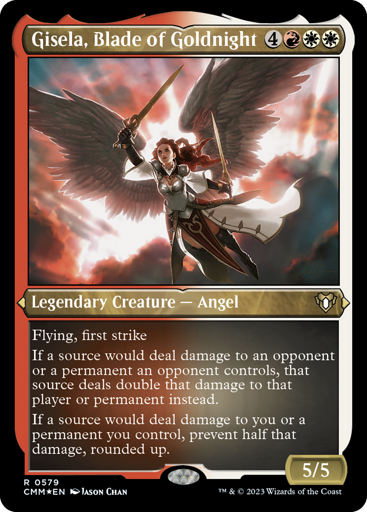 Gisela, Blade of Goldnight (CMM-579) - Commander Masters Etched Foil - Premium MTG Single from Wizards of the Coast - Just $2.33! Shop now at Game Crave Tournament Store