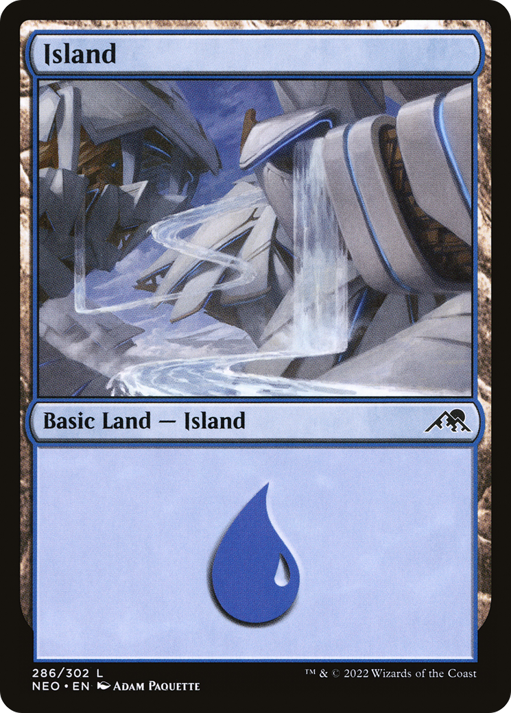 Island (NEO-286) - Kamigawa: Neon Dynasty Foil - Premium MTG Single from Wizards of the Coast - Just $0.08! Shop now at Game Crave Tournament Store