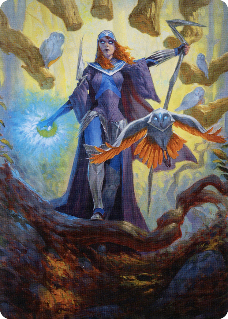 Kasmina, Enigma Sage // Kasmina, Enigma Sage (ASTX-029) - Strixhaven Art Series (Borderless) Foil - Premium MTG Single from Wizards of the Coast - Just $0! Shop now at Game Crave Tournament Store