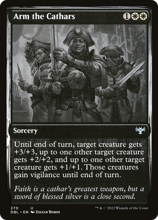 Arm the Cathars (DBL-270) - Innistrad: Double Feature - Premium MTG Single from Wizards of the Coast - Just $0.08! Shop now at Game Crave Tournament Store