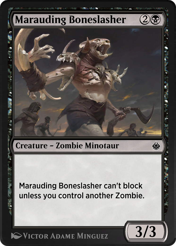 Marauding Boneslasher (AKR-115) - Amonkhet Remastered - Premium MTG Single from Wizards of the Coast - Just $0! Shop now at Game Crave Tournament Store