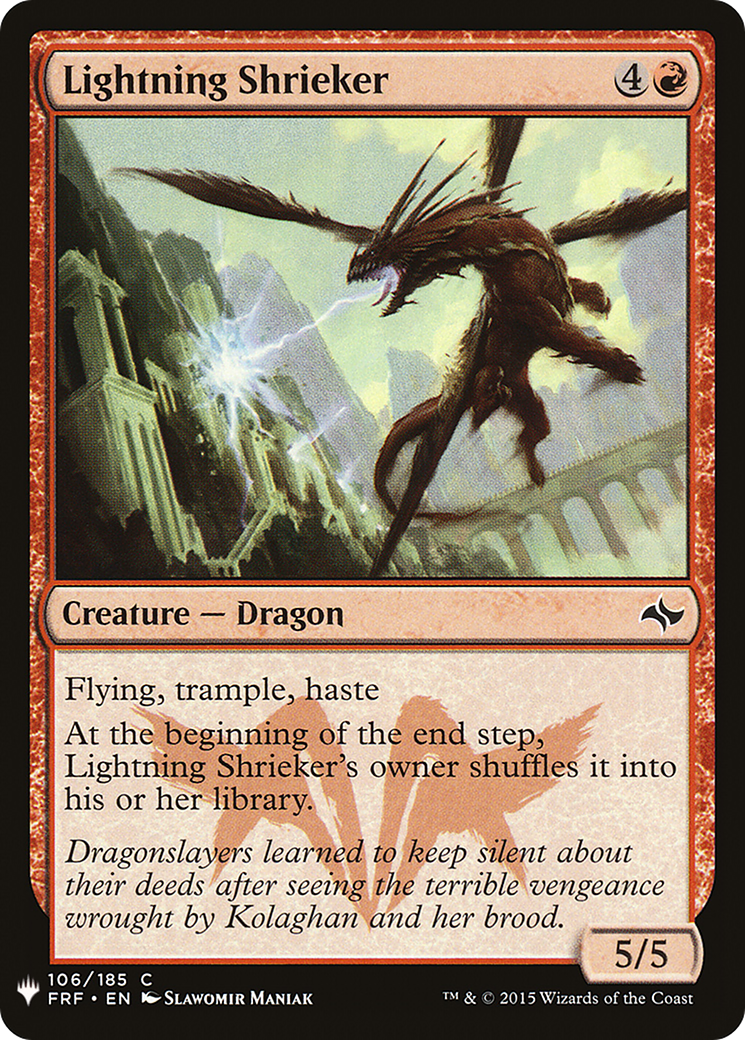Lightning Shrieker (MB1-1003) - Mystery Booster - Premium MTG Single from Wizards of the Coast - Just $0.08! Shop now at Game Crave Tournament Store