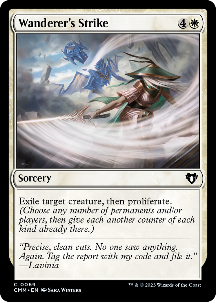 Wanderer's Strike (CMM-069) - Commander Masters - Premium MTG Single from Wizards of the Coast - Just $0.08! Shop now at Game Crave Tournament Store