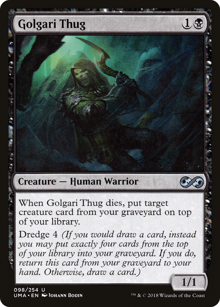 Golgari Thug (UMA-098) - Ultimate Masters Foil - Premium MTG Single from Wizards of the Coast - Just $0.44! Shop now at Game Crave Tournament Store