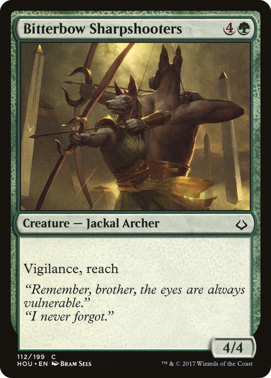 Bitterbow Sharpshooters (HOU-112) - Hour of Devastation - Premium MTG Single from Wizards of the Coast - Just $0.08! Shop now at Game Crave Tournament Store