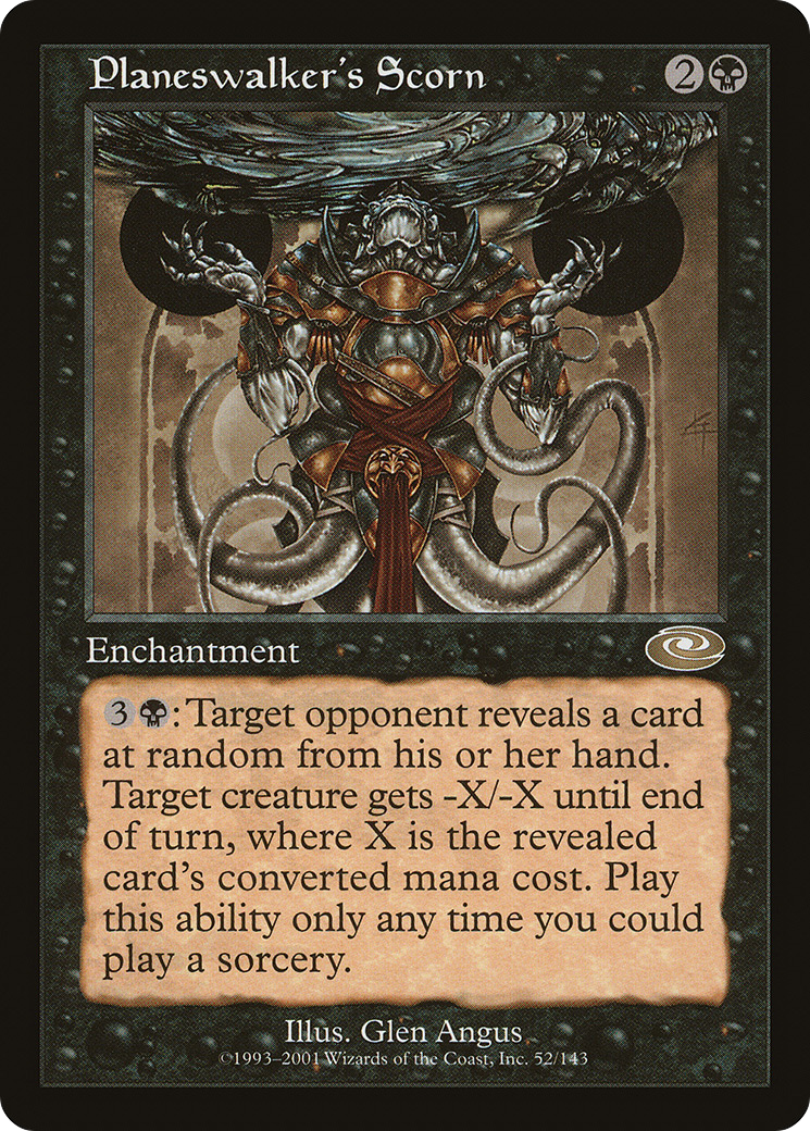 Planeswalker's Scorn (PLS-052) - Planeshift Foil - Premium MTG Single from Wizards of the Coast - Just $0.18! Shop now at Game Crave Tournament Store