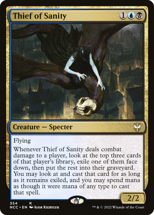Thief of Sanity (NCC-354) - New Capenna Commander - Premium MTG Single from Wizards of the Coast - Just $0.26! Shop now at Game Crave Tournament Store
