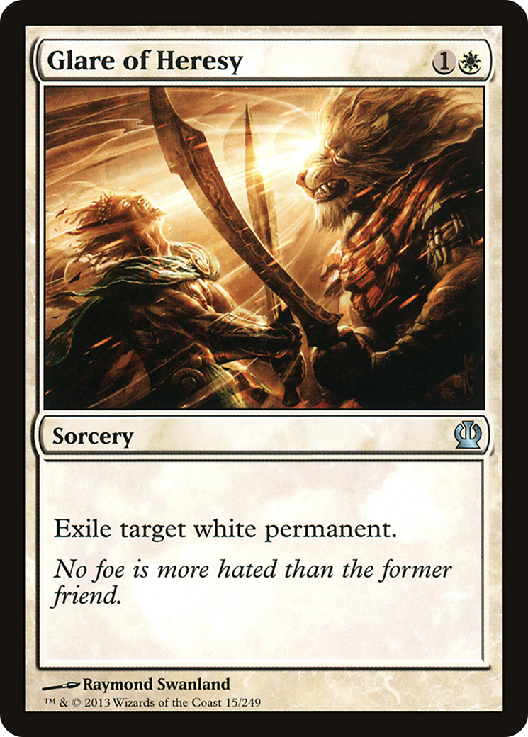 Glare of Heresy (THS-015) - Theros - Premium MTG Single from Wizards of the Coast - Just $0.08! Shop now at Game Crave Tournament Store