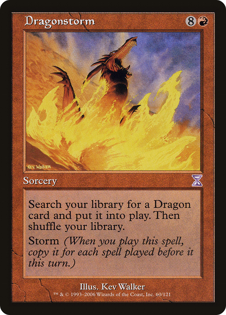 Dragonstorm (TSB-060) - Time Spiral Timeshifted Foil - Premium MTG Single from Wizards of the Coast - Just $3.09! Shop now at Game Crave Tournament Store