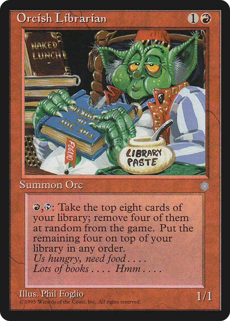 Orcish Librarian (ICE-209) - Ice Age - Premium MTG Single from Wizards of the Coast - Just $0.11! Shop now at Game Crave Tournament Store
