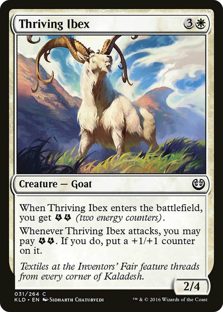 Thriving Ibex (KLD-031) - Kaladesh - Premium MTG Single from Wizards of the Coast - Just $0.08! Shop now at Game Crave Tournament Store