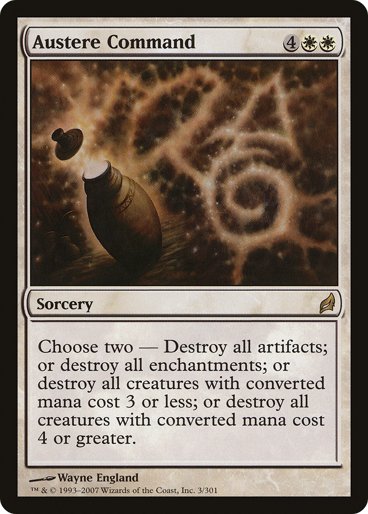 Austere Command (LRW-003) - Lorwyn Foil - Premium MTG Single from Wizards of the Coast - Just $20.38! Shop now at Game Crave Tournament Store