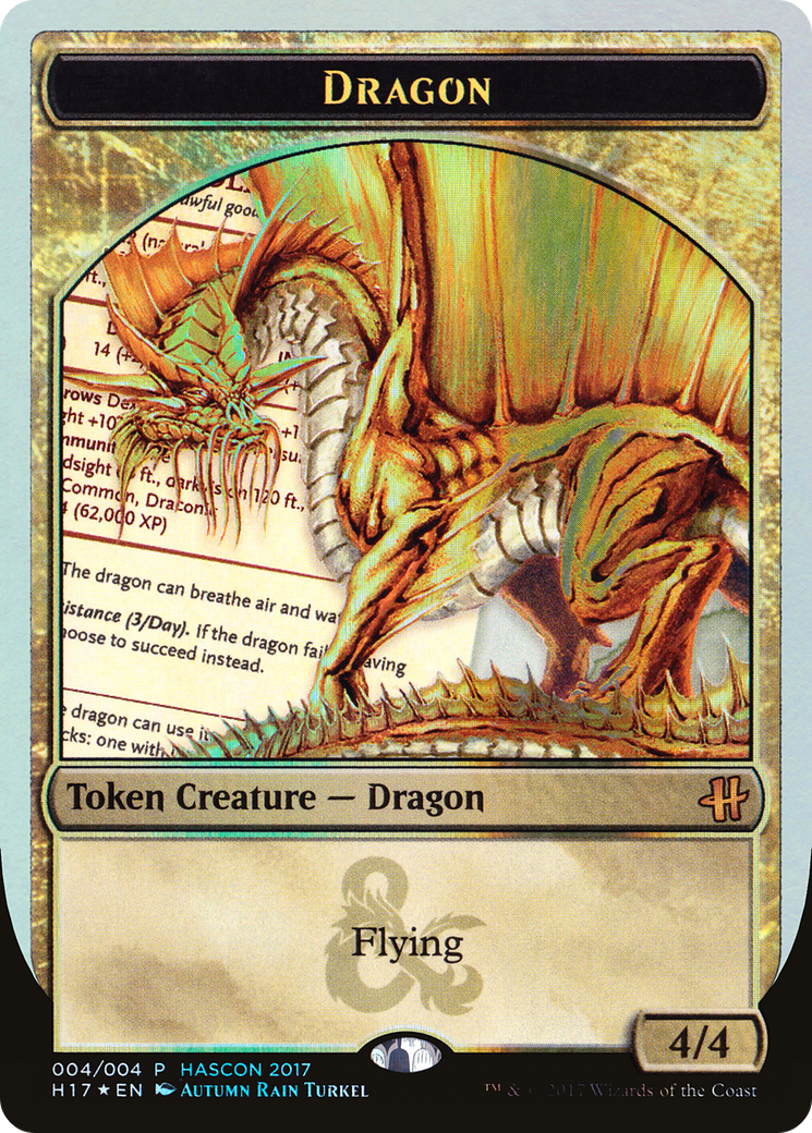 Dragon (H17-004) - HasCon 2017 Foil - Premium MTG Single from Wizards of the Coast - Just $11.09! Shop now at Game Crave Tournament Store