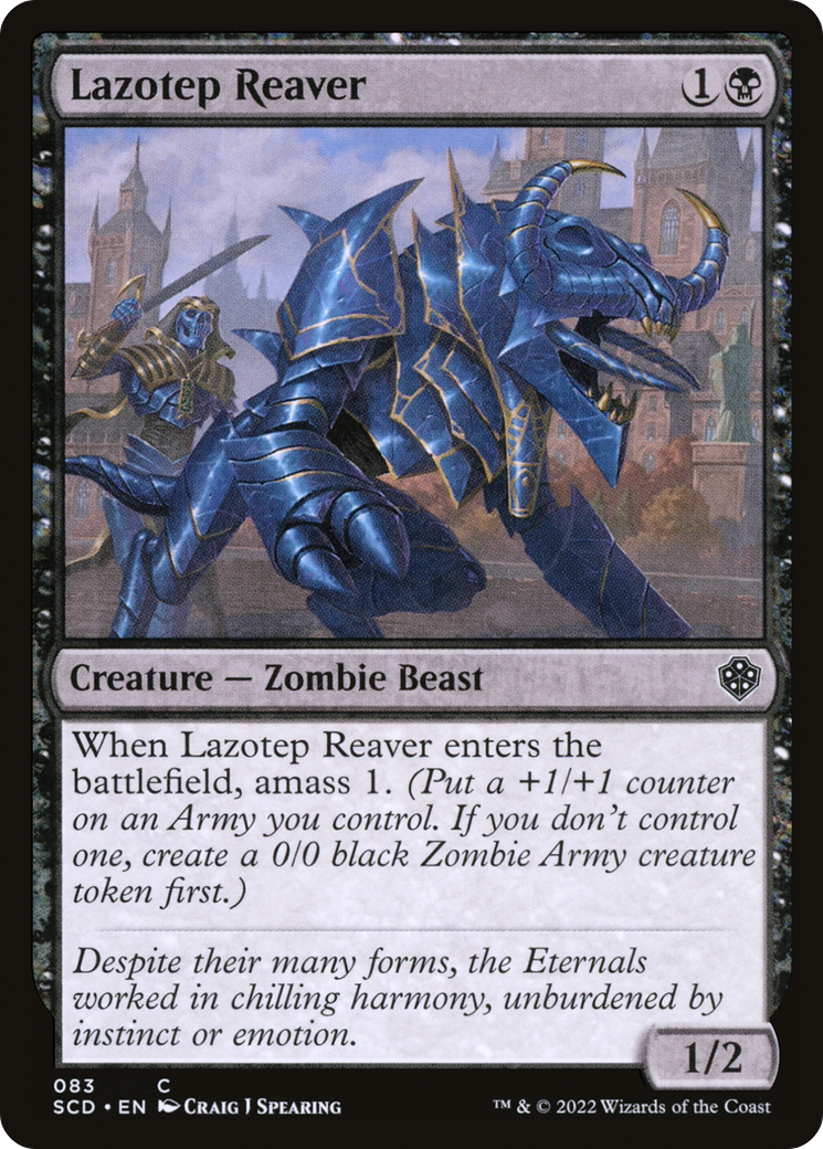 Lazotep Reaver (SCD-083) - Starter Commander Decks - Premium MTG Single from Wizards of the Coast - Just $0.08! Shop now at Game Crave Tournament Store