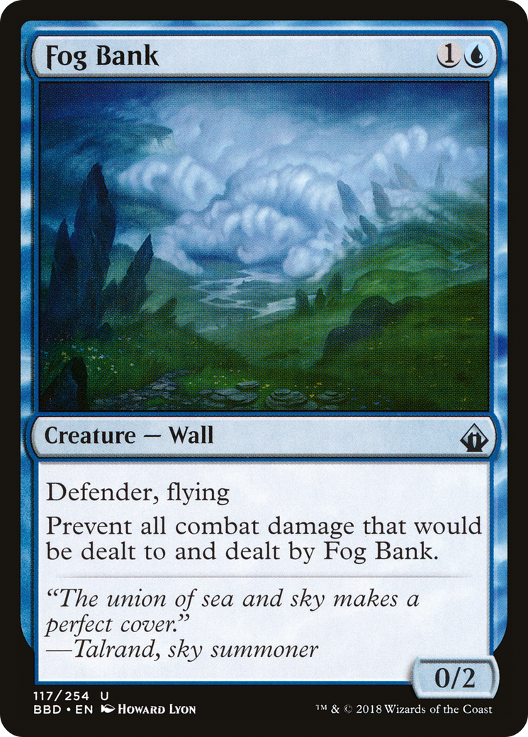 Fog Bank (BBD-117) - Battlebond - Premium MTG Single from Wizards of the Coast - Just $0.08! Shop now at Game Crave Tournament Store