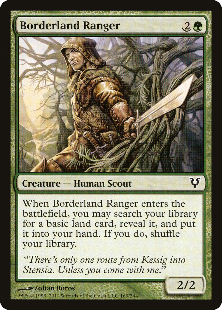 Borderland Ranger (AVR-169) - Avacyn Restored - Premium MTG Single from Wizards of the Coast - Just $0.08! Shop now at Game Crave Tournament Store