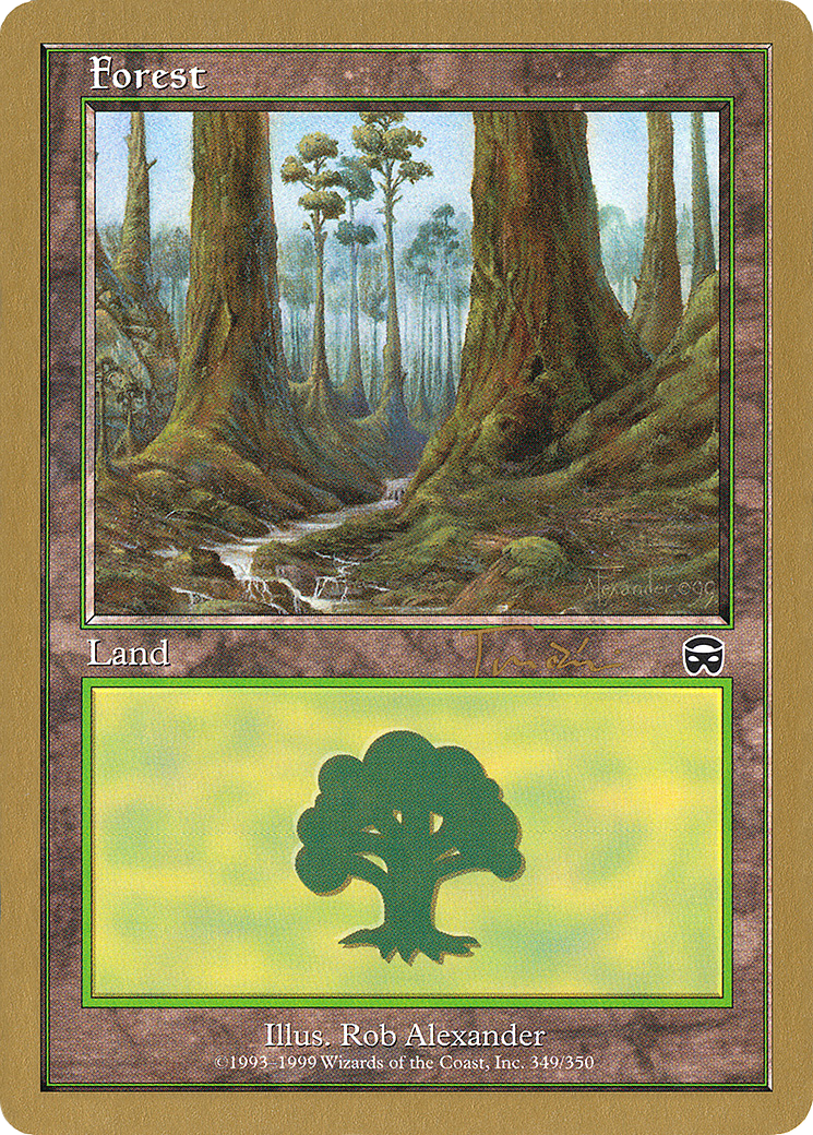 Forest (WC01-JT349) - World Championship Decks 2001 - Premium MTG Single from Wizards of the Coast - Just $0.67! Shop now at Game Crave Tournament Store