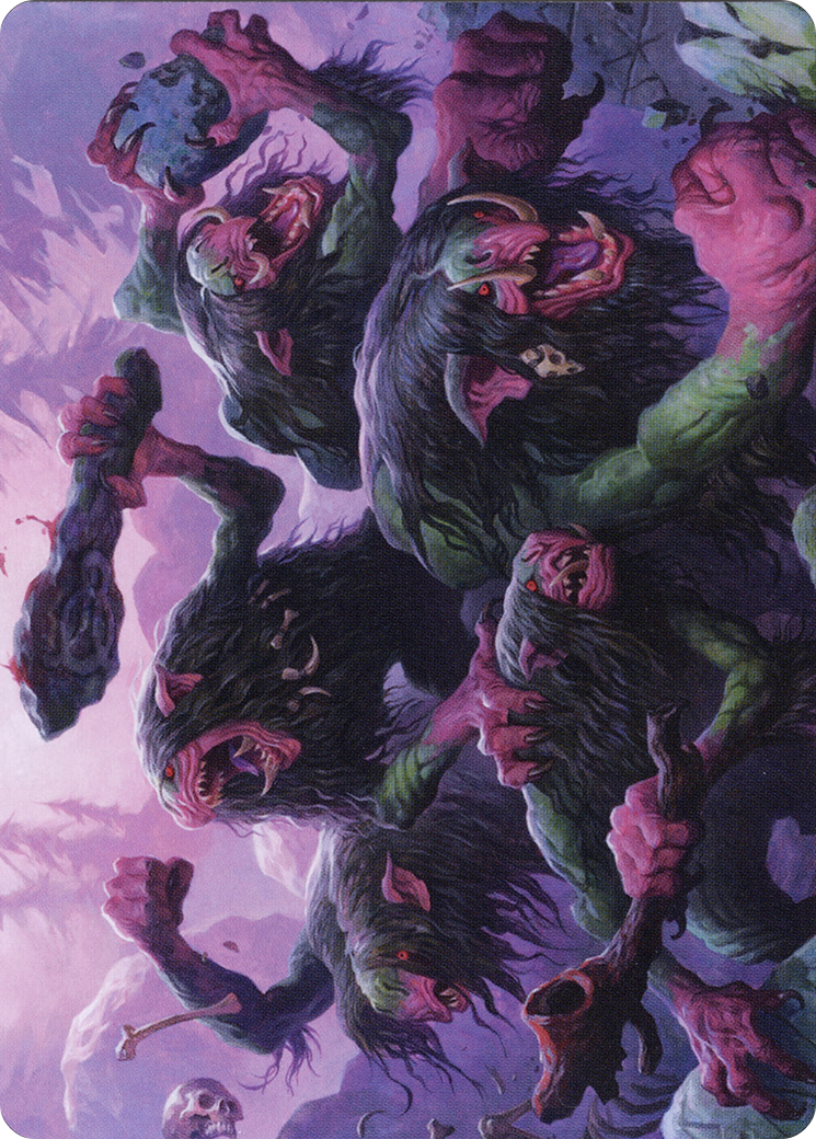 Hagi Mob // Hagi Mob (AKHM-036) - Kaldheim Art Series (Borderless) Foil - Premium MTG Single from Wizards of the Coast - Just $0! Shop now at Game Crave Tournament Store