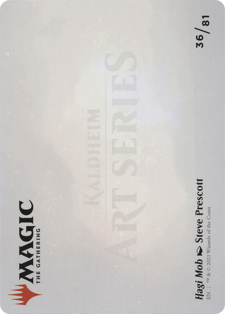 Hagi Mob // Hagi Mob (AKHM-036) - Kaldheim Art Series (Borderless) Foil - Premium MTG Single from Wizards of the Coast - Just $0! Shop now at Game Crave Tournament Store