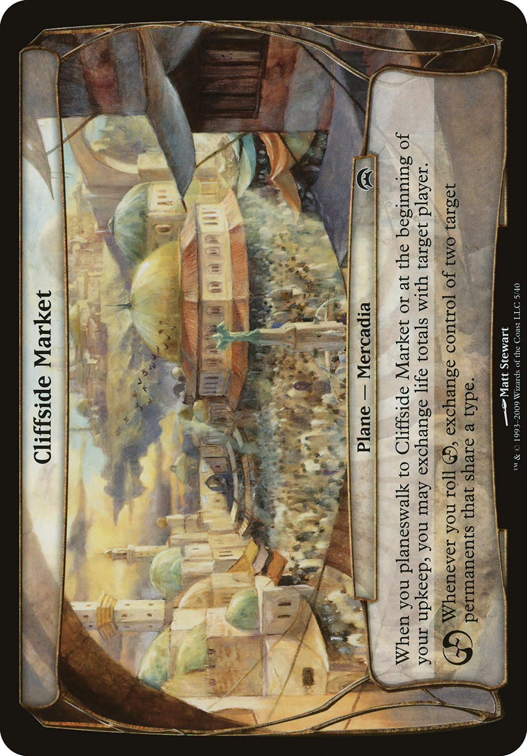 Cliffside Market (OHOP-005) - Planechase Planes - Premium MTG Single from Wizards of the Coast - Just $1.44! Shop now at Game Crave Tournament Store
