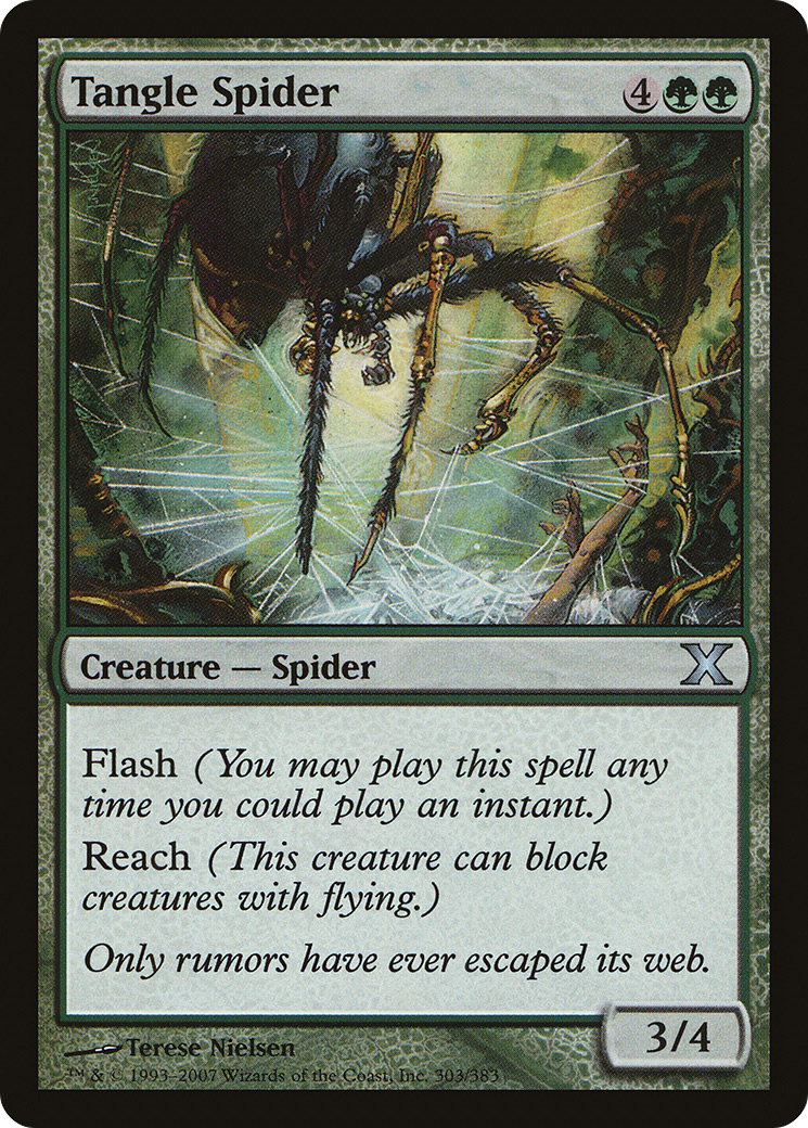 Tangle Spider (10E-303) - Tenth Edition - Premium MTG Single from Wizards of the Coast - Just $0.08! Shop now at Game Crave Tournament Store
